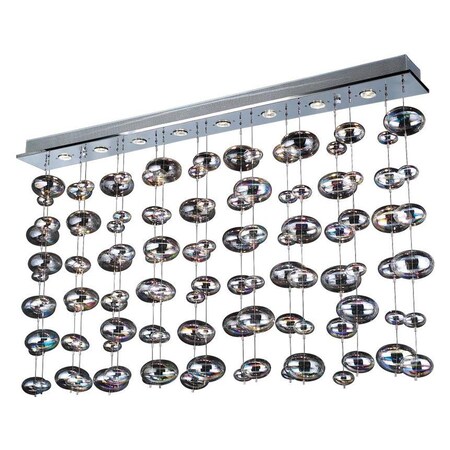 Plc Lighting 4 Light Ceiling Light Bubble Collection 96957 PC